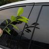 6 шт. Для BMW 3-й серии E90 2005 2006 2007 2008 2009 2010 2011 2012 Глянцевые черные накладки на стойки, молдинги боковых дверей, панельные наклейки-крышки