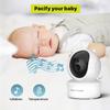 5'' LCD Baby Monitor SM650 Pan-Tilt-Zoom Video Baby Monitor with Camera and Audio, Night Vision, 2-Way Talk, Temperature, LullabiesA