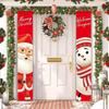 Nutcracker Soldier Christmas Banner Merry Christmas Decor For Home New Year Door Decor Xmas Navidad Noel Gifts