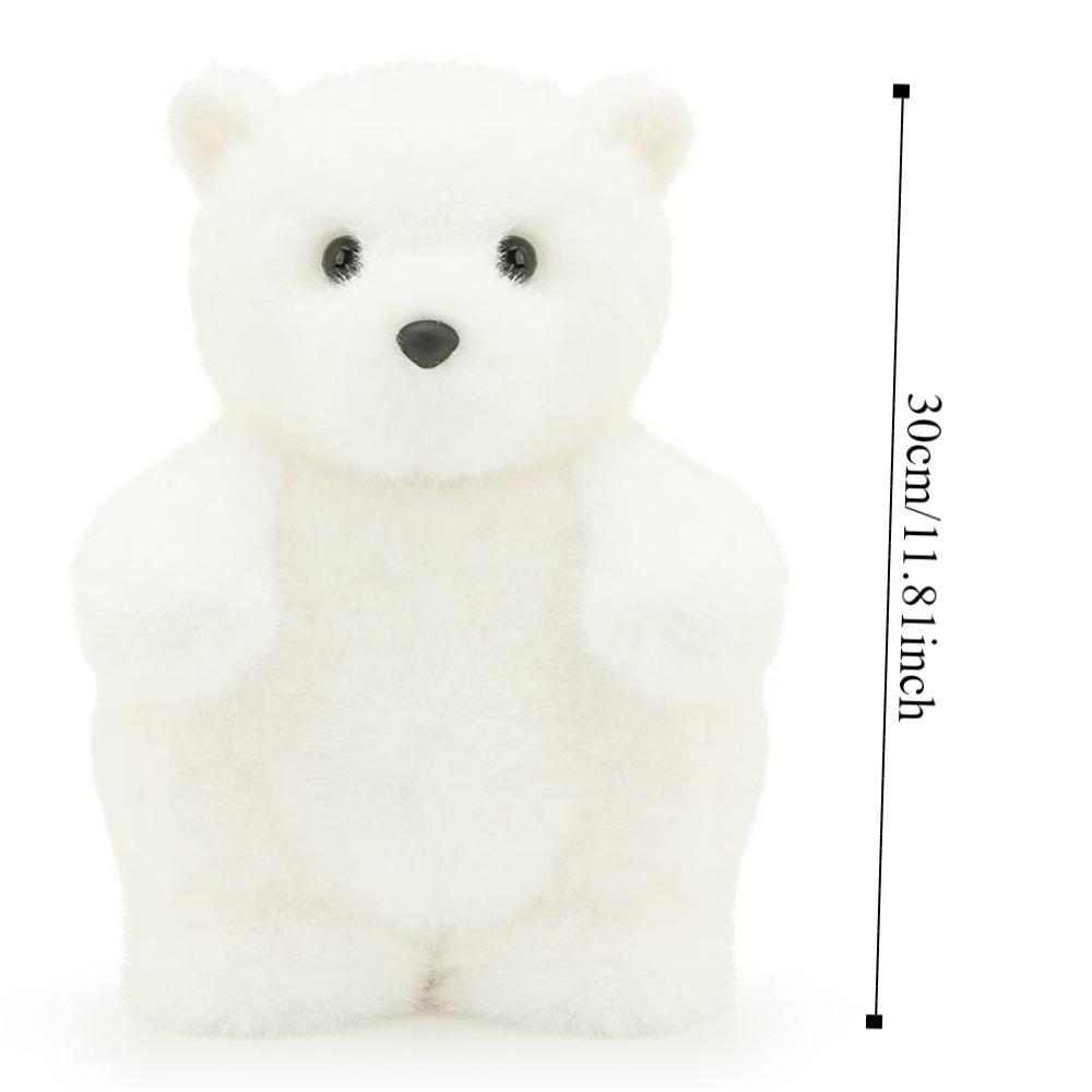 Fluffy Polar Bear Plush Toy PP Cotton Penguin Plush Doll Adults Children