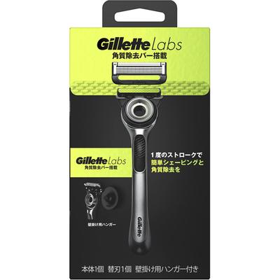 Держатель Gillette с отшелушивающим бруском, 1 сменным лезвием и настенным держателем. Держатель для мужских бритв. Не кладите бритву лезвием вниз.