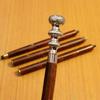 Nautical Shiny Brass Piller Handle Walking Stick Vintage Canes Collectibles Item