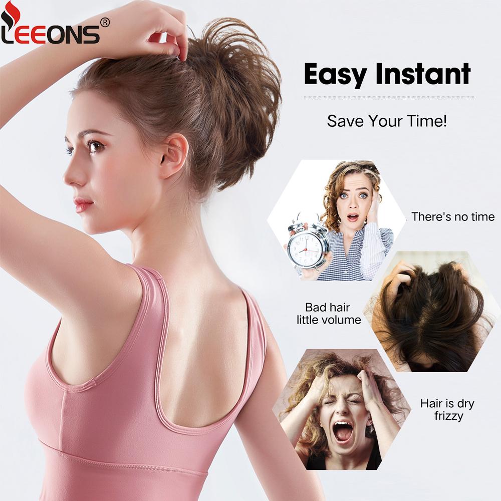 Короткая натуральная прямая грязная булочка для волос, боковая расческа, зажим для волос, булочка, шиньон для женщин, стили «сделай сам», легкие кусочки волос, 13 цветов