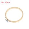 New Diy Bamboo Round Loop Cross Stitch Frame Sewing Tools Embroidery Hoop