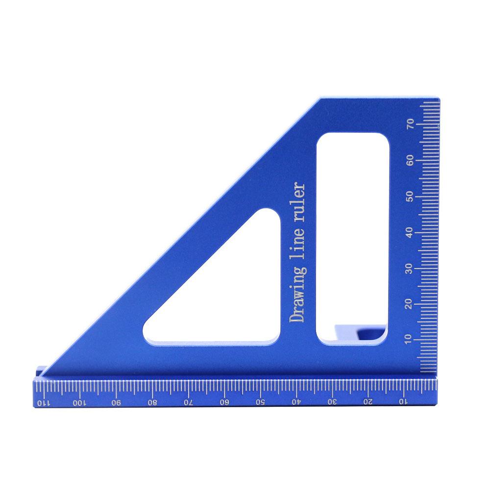 Маркировочная линейка для деревообработки, Угловая линейка, Угловая линейка, Треугольная линейка, Маркировочное устройство, Маркировочный калибр, Угловое устройство, Линейка из алюминиевого сплава