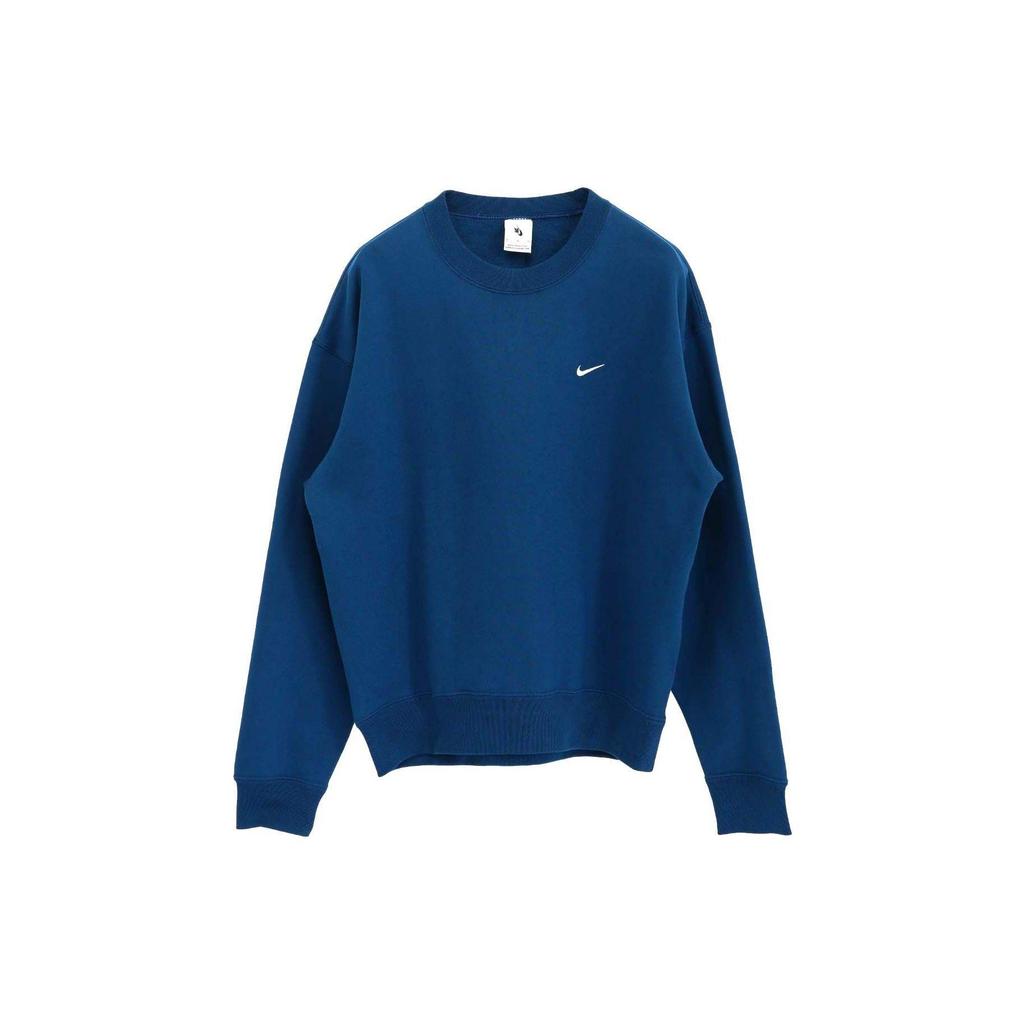 Nike Спортивный клубный флисовый мужской свитшот с круглым вырезом Синий DA0318-460