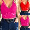 Женщины Плюс Размер Жилет Crop Беспроводной Бюстгальтер Нижнее Белье Сексуальное V-образным Вырезом Нижнее Белье Камзол