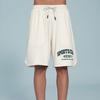 Reebok Letter Embroidery Lace-Up Straight Casual Shorts Unisex Shorts White 24SRC605UGW2