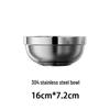 Двухслойная миска Shangpin из нержавеющей стали 304