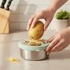 with Storage Box Cheese Planer Replaceable Planer Vegetable Slicer Chocolate Zester  Lemon