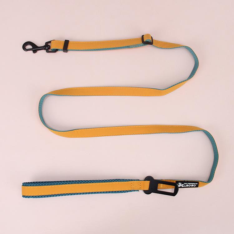 Pet dog chest strap I-shaped reflective dog vest strap can lift and prevent explosion and punch the chest and back of large dogs