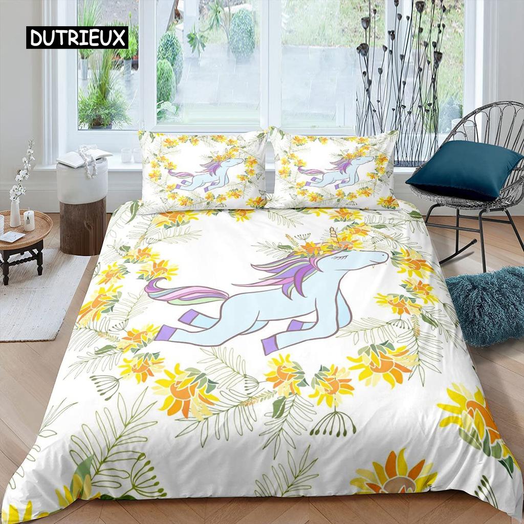 Одеяло с дельфином, пододеяльник размера King Size, милый пододеяльник с рисунком в виде единорога, комплект постельного белья с рисунком животных из мультфильмов, синий, океан, пляж, тема стеганого одеяла