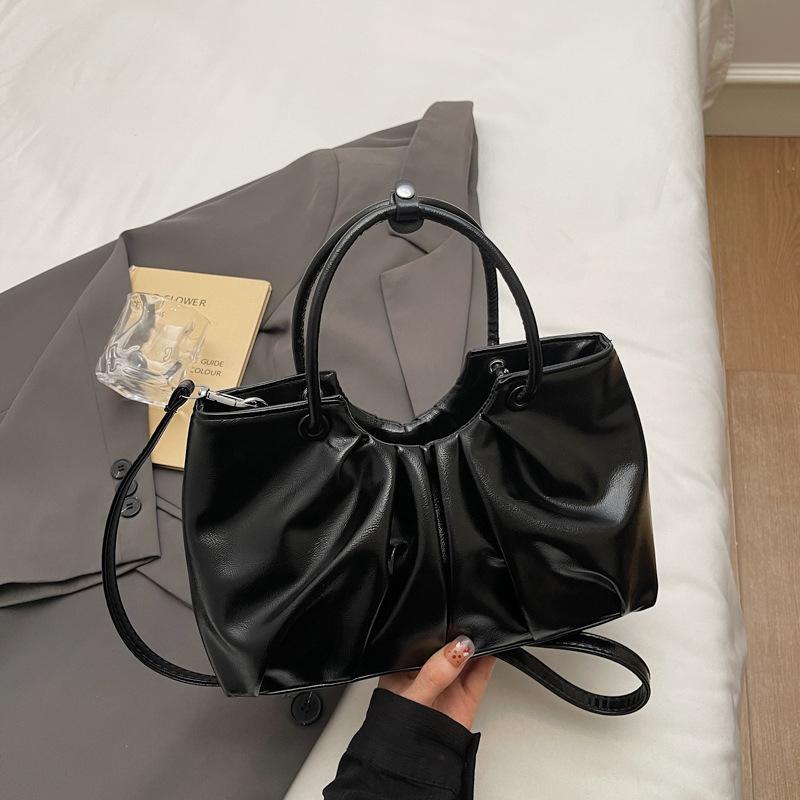 Темпераментная сумка-облако женская осенняя новая повседневная нишевая плиссированная сумка на плечо с драпировкой и ремешком через плечо