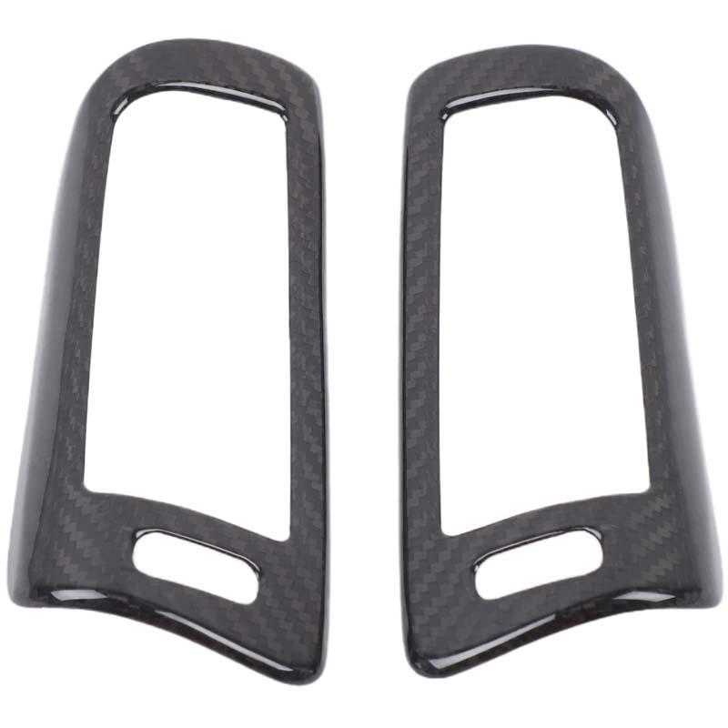 2x Real Carbon Fiber Car B-pillar Air Outlet Decorative Frame Cover Suitable for Mercedes-Benz G-Class W463 W464 W465 -2025