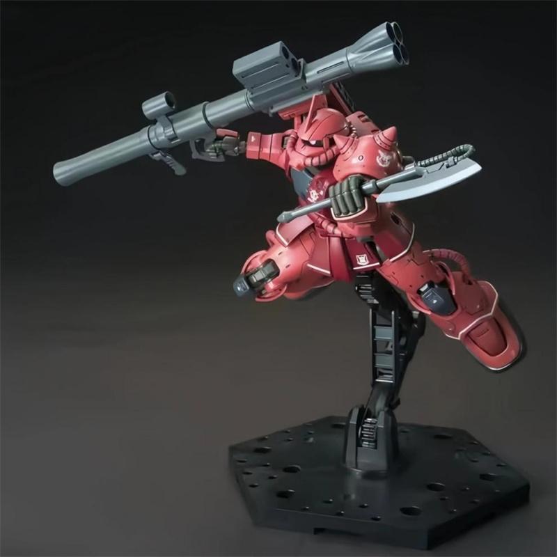 Xingdong Hg 1/144 Ms-06r-1a Zaku Figure Water Sticker Assembly Models Kit Robot Collectible Toys Action Figures Anime Figure