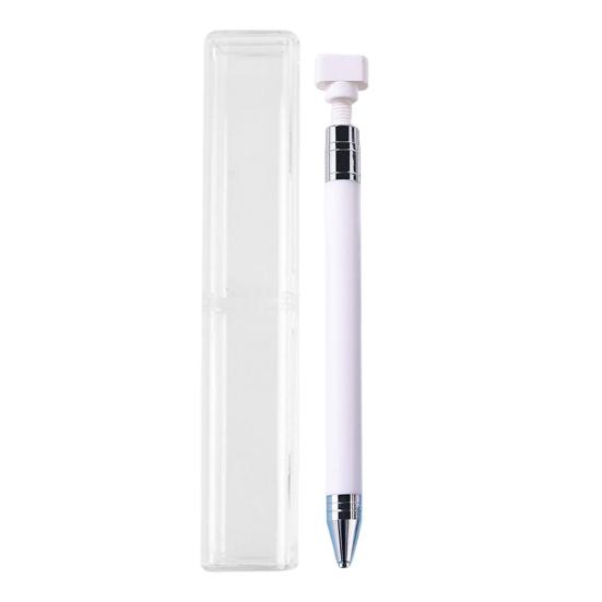Automatic Refillable Wax Pen DIY Craft Rhinestone Painting Manicure Pen Rhinestones Art Precise Placement