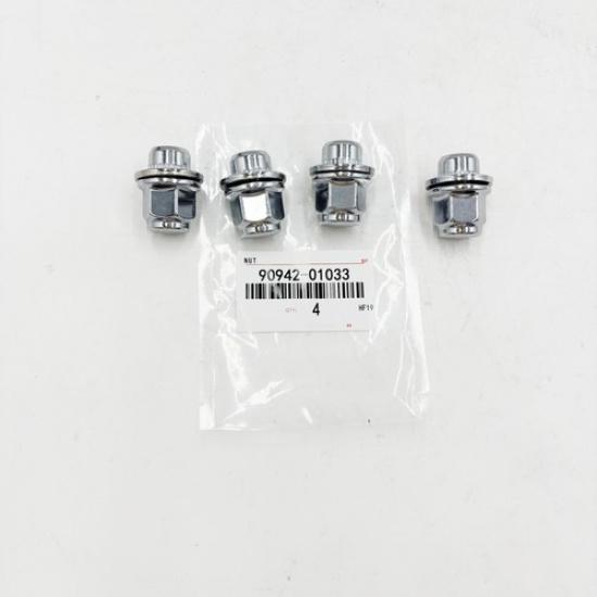 OEM FOR SCION iM tC xA TOYOTAPRIUS PRIME CHROME WHEEL LUG NUT SET OF 4
