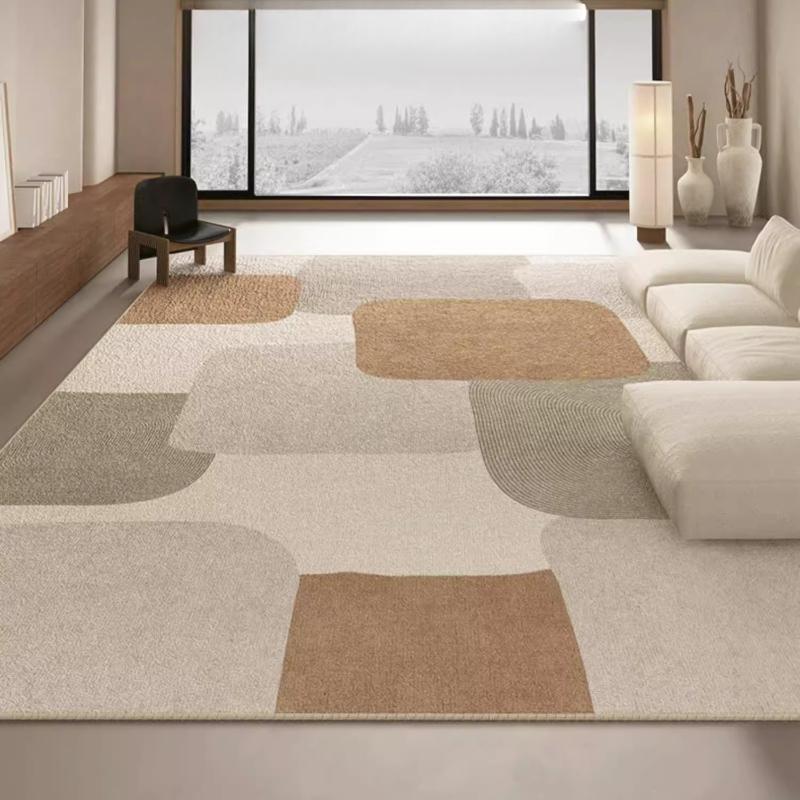 Light Luxury Living Room Decoration Waterproof Carpet Large Area Rugs for Bedroom Anti-slip Lounge Soft Floor Mat Washable Rug