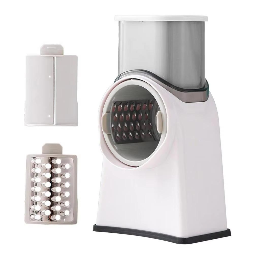 Заменяемая овощерезка с 3 лезвиями, нескользящее основание на присосках, терка для сыра, кухонные гаджеты