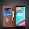 Magnetic attraction Leather Case for Oneplus 5T One plus 5T 1+5T Holster Flip Cover Case Wallet Phone Bags Fundas Coque