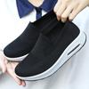 Shoes Women's 2025 Spring New Platform Rocking Shoes Large Size Fly-woven Casual Shoes Lazy One-pedal Cloth Shoes