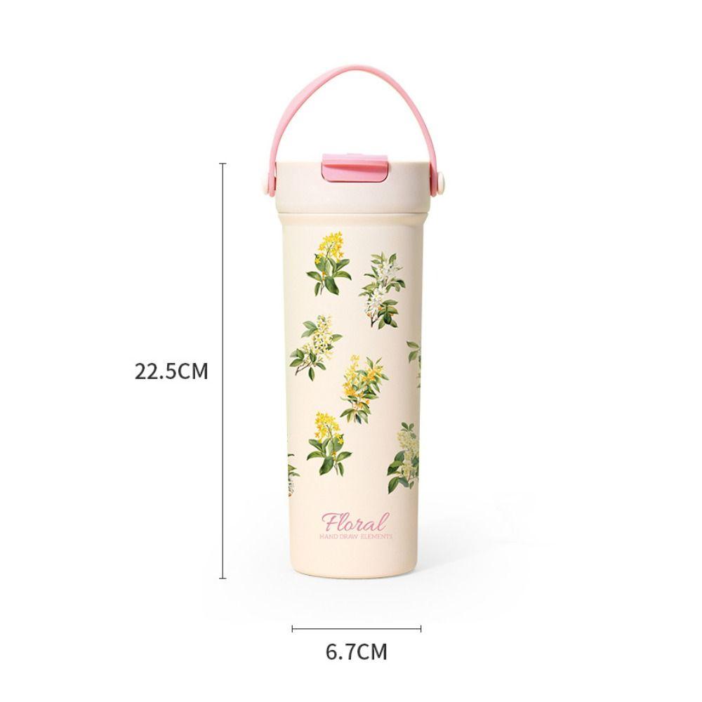 Bowknot Insulated Cup Stainless Steel Thermal Car Coffee Cup New Water Bottle  Travel