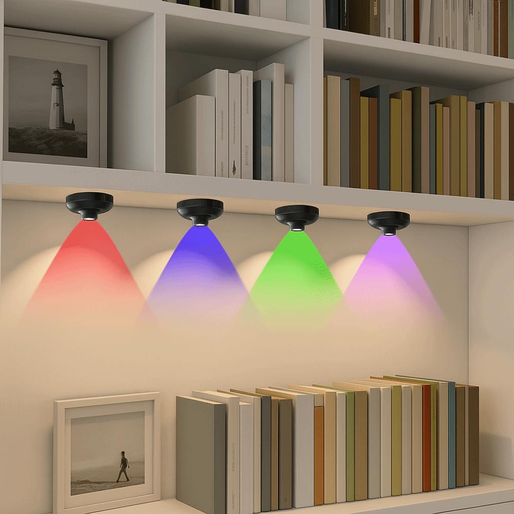 3 Pcs/set Remote Control RGB Mood Nightlight Color Changing USB Charging Light Birthday Party