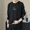 Men'S Sweater New Spring And Autumn Long Sleeved T-Shirt Men'S Round Neck Casual Student Base Coat Loose Trend Men'S Top
