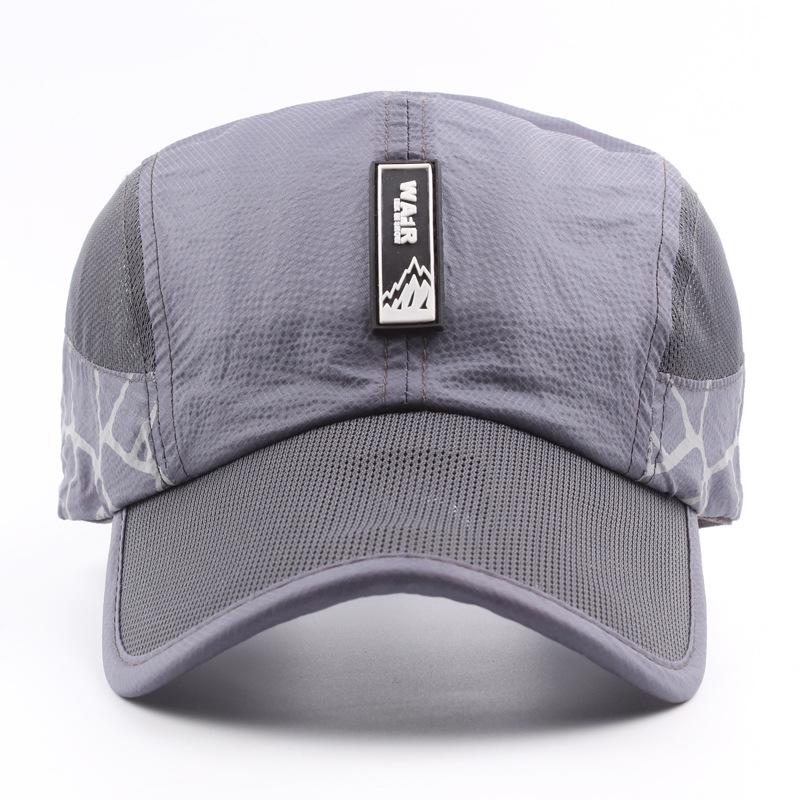 Летние ультратонкие быстросохнущие кепки для мужчин и женщин, бейсболки, дышащие солнцезащитные козырьки для занятий спортом на открытом воздухе, кепки с большими полями.