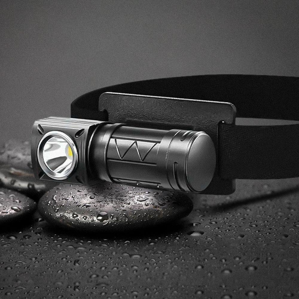 Мини светодиодный налобный фонарь USB перезаряжаемый 16340 аккумуляторный фонарь 1000 люмен 5 режимов головной фонарик фонарь для рыбалки охоты кемпинга