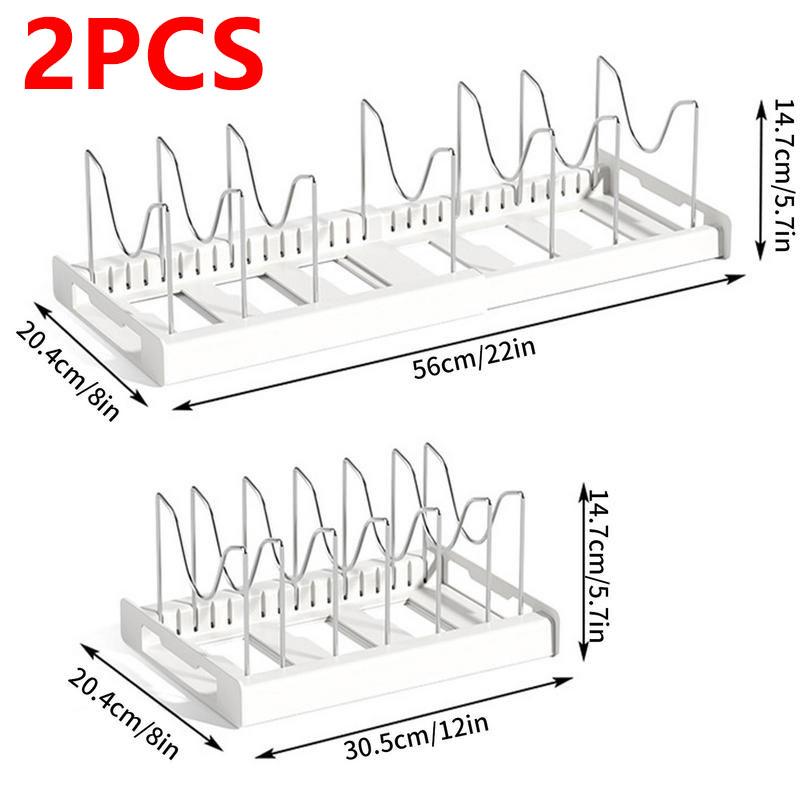 Pull Out Kitchen Organizers Cabinet Drawer Storage Rack Expandable Cutting Board Drying Tableware Sink Organizer Shelf