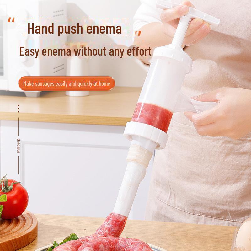 Трубка для клизмы, проталкиваемая вручную, для домашних колбас
