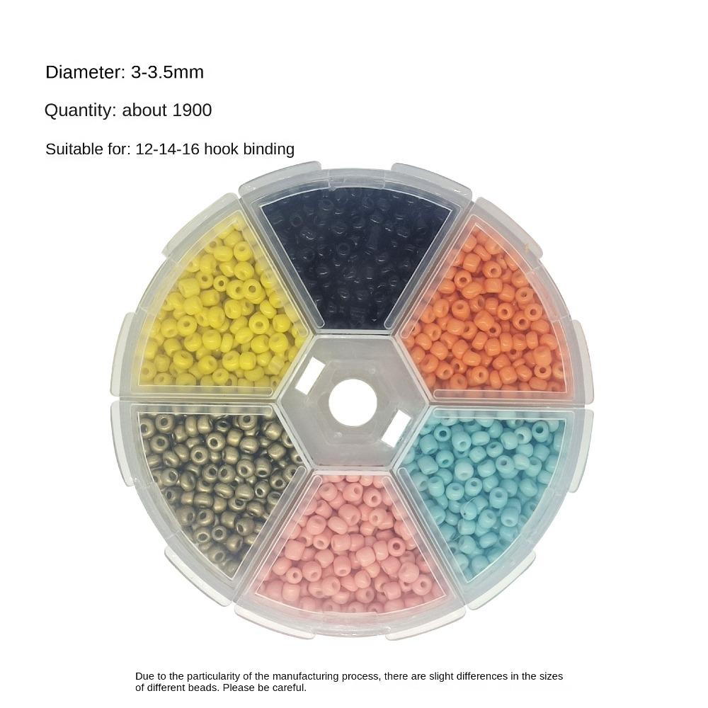 2.0mm/3mm/3.5mm Fly Fishing Bait Variety Of Sizes Slotted Bead Fly Tying Head Bead Fishing Tools
