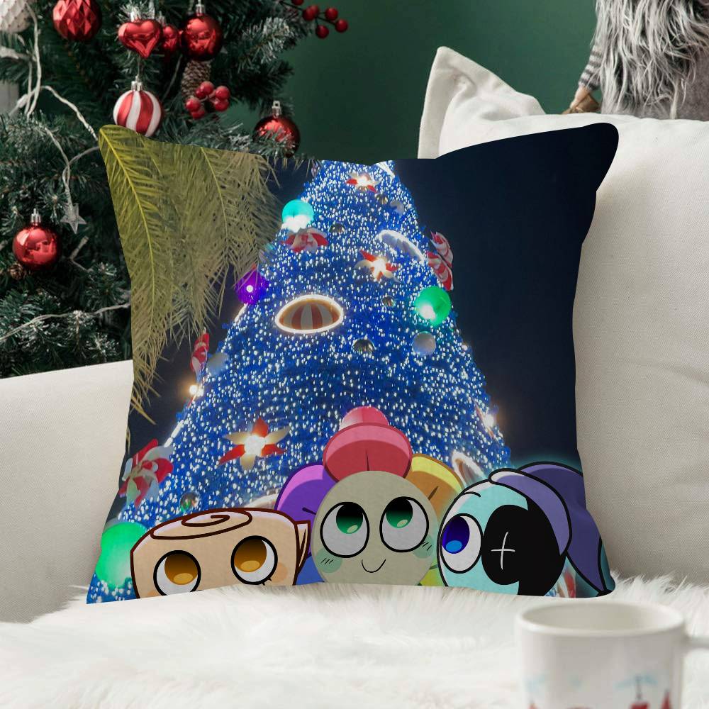 Cute Game Dandys Worlds Cartoon Pillow Cover Soft Decor Throw Pillow Case xcm Couch Home Decor for Living Room Party Gift
