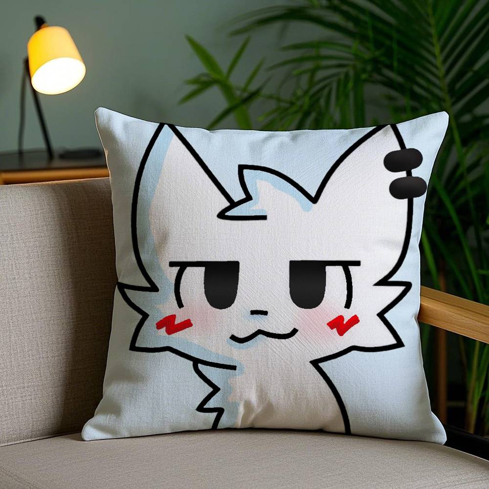 B-Boykisser Глупый Кот Милая Наволочка Защита от пылевых клещей Невидимая молния Диван Кровать