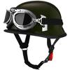 German Retro Motorcycle Helmet Unisex Four Seasons Harley Electric Bike Biker Half Cover Style Soldier Helmet