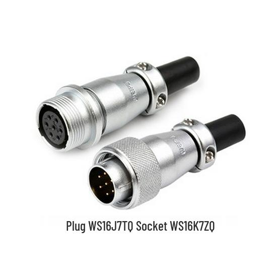 WEIPU WS16 Air Mating Circular Connector, 2-10 Pin.