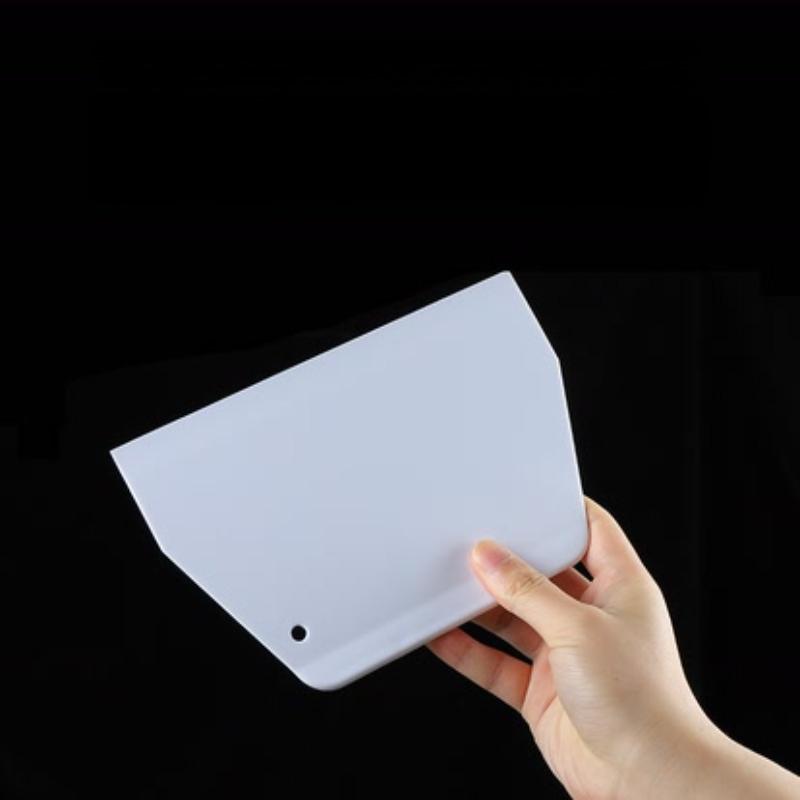 Пластиковый скребок Скребок для рисовых блинчиков Ролл Скребок для теста для хлеба и крема Мягкая лопатка Доска для соскребания масла Бытовая кухонная выпечка