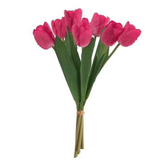 7 шт. имитация тюльпанов, реалистичный красивый искусственный букет цветов для украшения дома, свадьбы, вечеринки