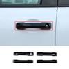 Glossy Black Exterior Side Door Handle Cover Trim Fit For Toyota Tundra -24