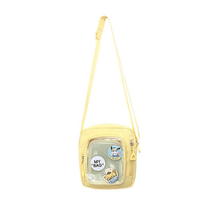 Japanese Transparent Ita Bag: Versatile Small Capacity Crossbody Shoulder Bag for Women