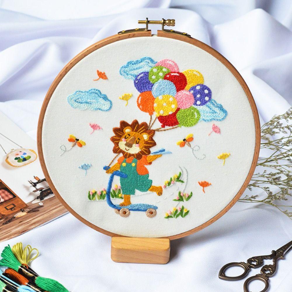 Animals Pattern Stitching Embroidered Starter Kit Cloth Embroidery New Cross Stitch Kits Adults