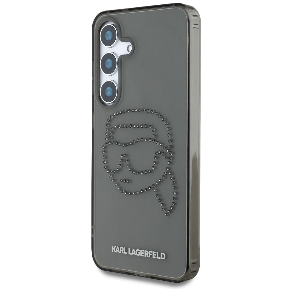 Etui Karl Lagerfeld Rhinestones Karl     Head Logo Do Samsung Galaxy S25 Czarny