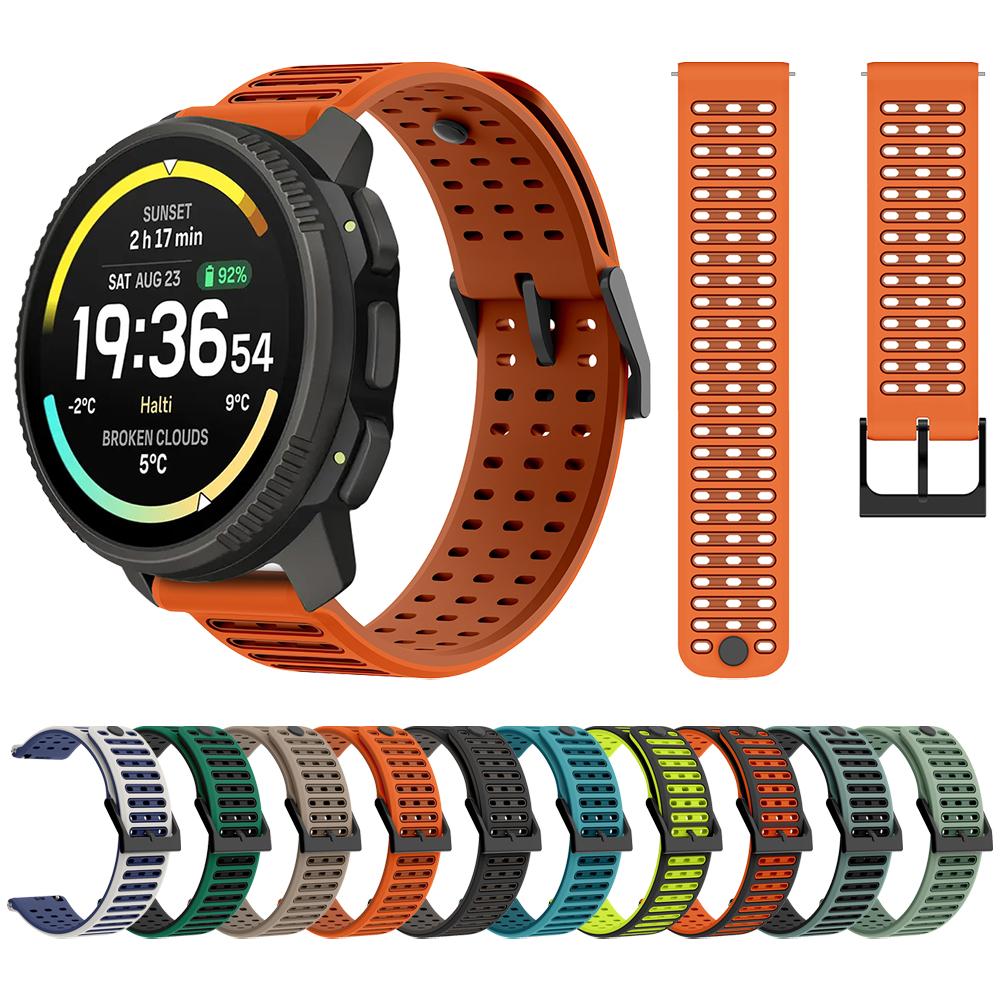Силиконовый ремешок 22 мм для Suunto 5 9 Peak Pro/RACE S/Run/Ocean 1:1 Официальный ремешок для часов Suunto Vertical 2 Браслет
