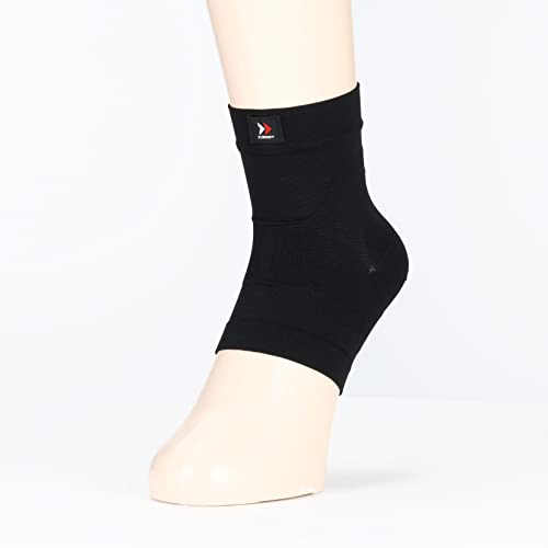 ZAMST BODYMATE Тонкий бандаж для голеностопа, Подходит для всех видов спорта, Размер L, Двусторонний, 380103
