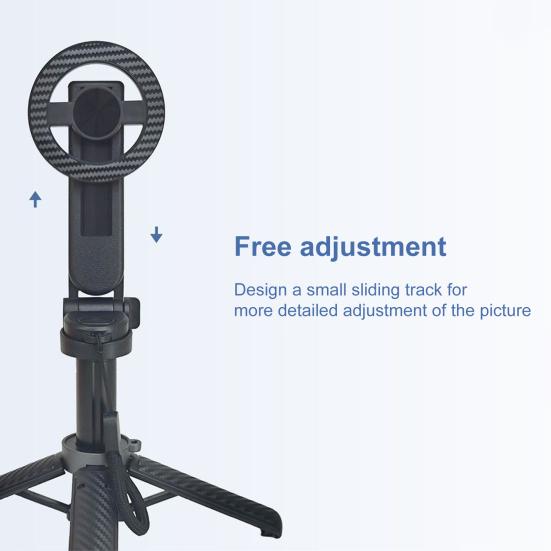 Мини магнитный монопод для селфи с Bluetooth-совместимым пультом, вращение на 360 градусов