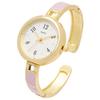 Fieldwork Women's Analog Watch with Metal Strap and Bangle, Epocolor Cattery Pink, YM123-2