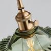 Brass Glass Chandelier Nordic Vintage B&B Bar Restaurant Bedside Lamp Creative Personality Cafe Bedroom Lamp
