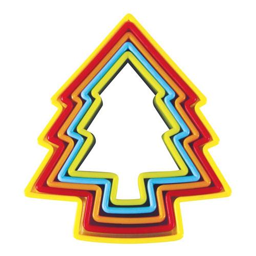 Формочки для печенья Аванти (Набор из 5) (Рождественская елка)