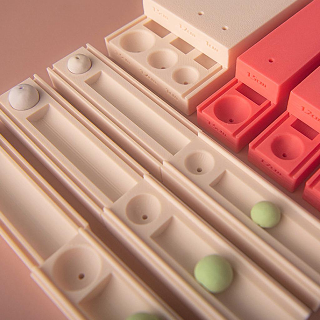 Портативная форма для катания бусин из полимерной глины, инструмент для рукоделия для изготовления ювелирных изделий, серег, подвесок своими руками с функцией пробивки